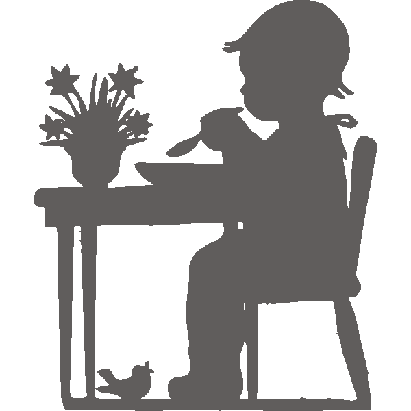 dziecko przy stoliku 