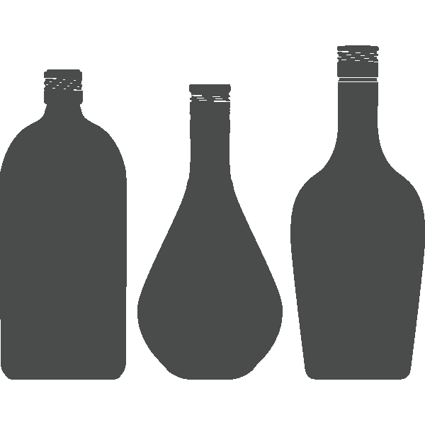 butelki – zestaw 6
